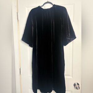 COS Luxurious Black Velvet Garment